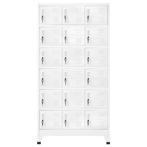 Locker Cabinet with 18 Compartments Metal