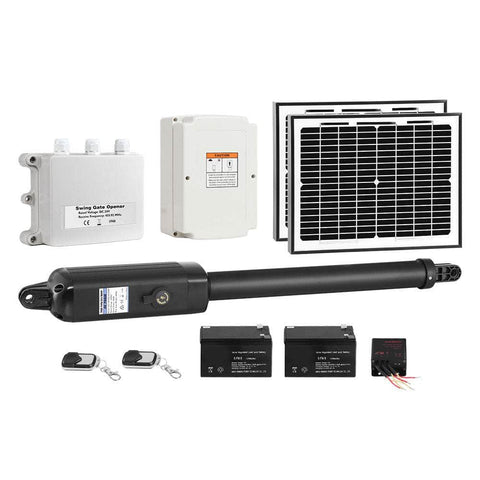 Single Swing Gate Opener 600Kg 20W Solar Panel