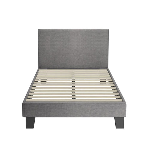 Luxurious Fabric Platform Bed for King Single Mattress