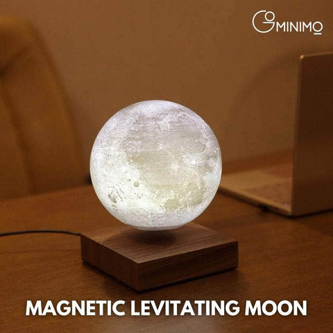 Magnetic Levitating Moon Dark Brown Base