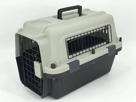 Medium Portable Pet Dog Cat Carrier Travel Bag Cage House Safety Lockable Kennel
