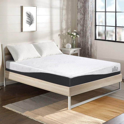 Memory Foam Mattress Bed Cool Gel Non Spring 21Cm Queen