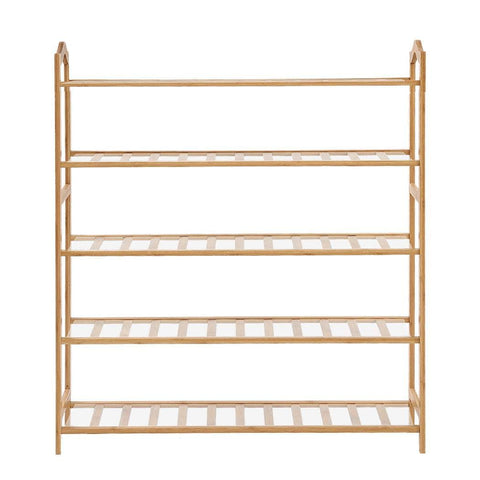 Modern Bamboo Shoe Rack Storage Wooden