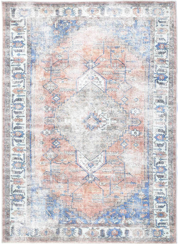 Modern Pissarro Terracotta Vintage Rug - 80x500