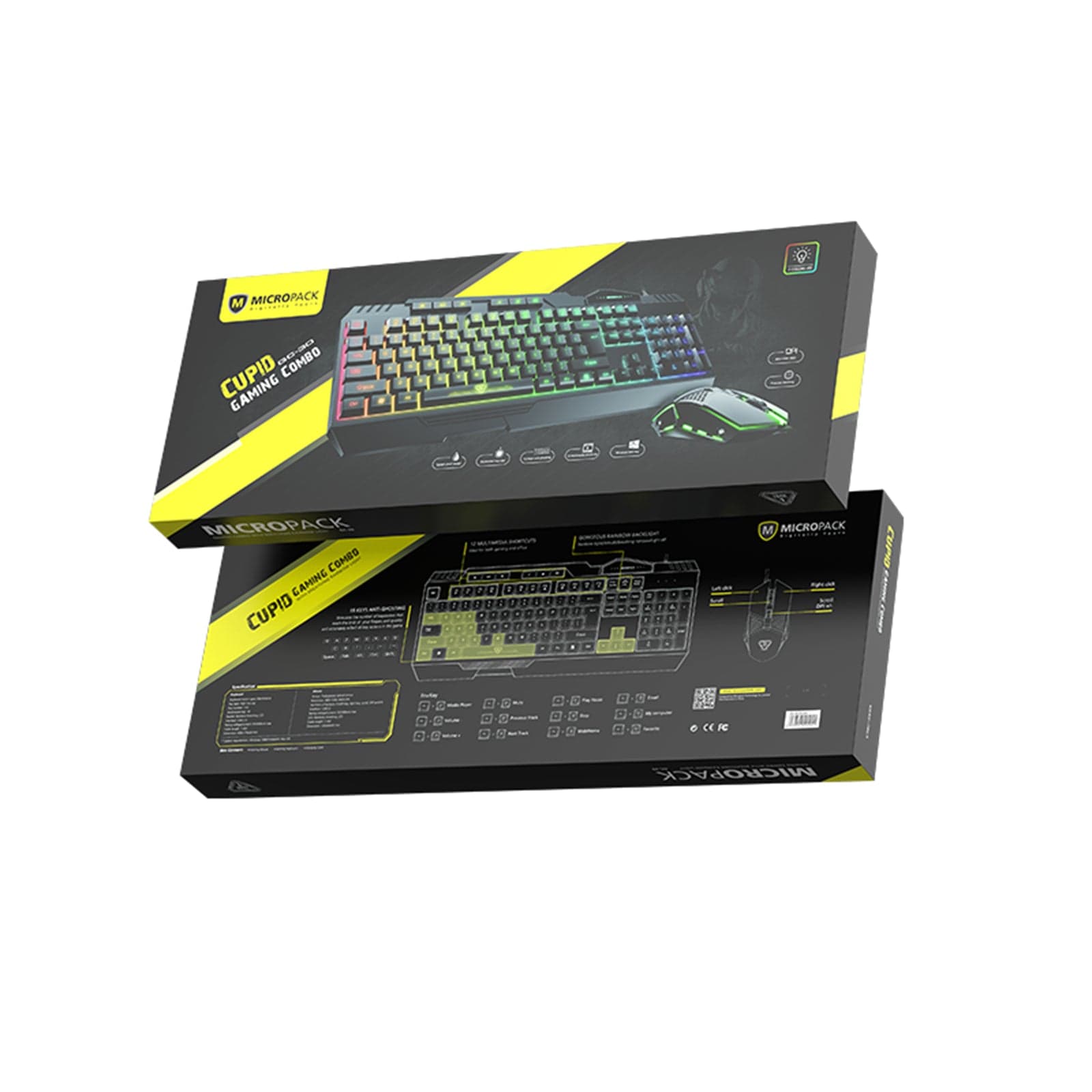 Mouse Keyboard 2 In 1 Backlight Gaming Breathing LED Combo for PC Laptop
