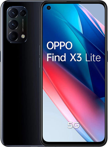 Oppo Find X3 Lite 5G [8GB / 128GB] Amoled Display Mobile-Black