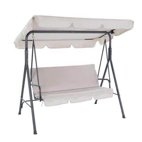 Outdoor Furniture Swing Chair Hammock 3 Seater Bench Seat Canopy