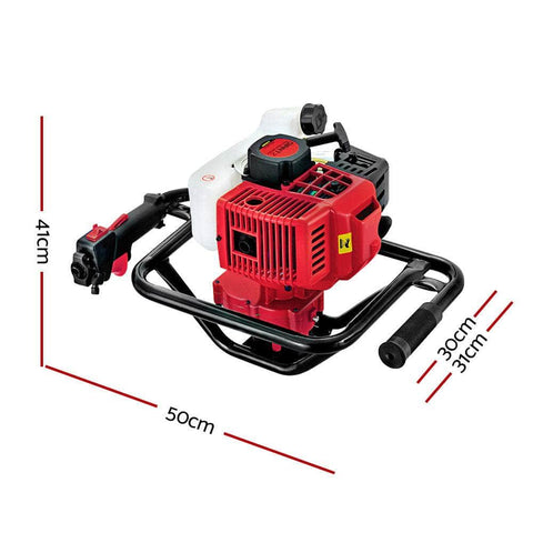 Post Hole Digger Petrol Diggers Only Motor Complete Earth Auger 92CC