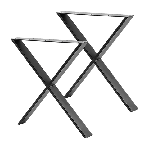 Retro Industrial X-Shaped Table Bench Legs