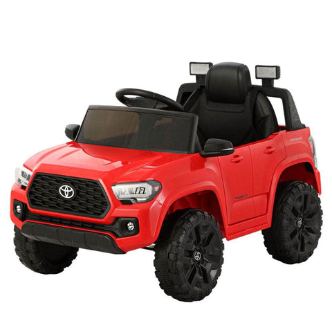 Kids Electric Ride On Car Toyota Tacoma Off Road Jeep Red