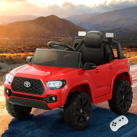 Ride On Car Kids Electric Toy Cars Tacoma Off Road Jeep 12V Battery Red