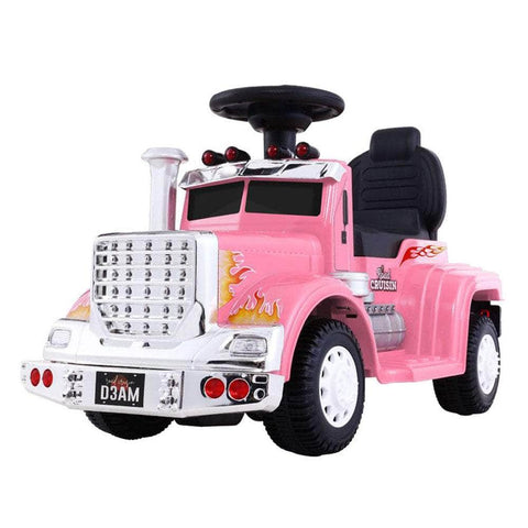 Rigo Kids Electric Ride On Car Truck Motorcycle Motorbike Toy Cars Pink