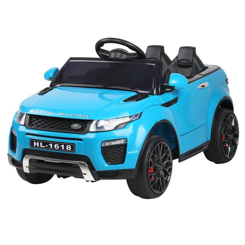 Rigo Kids Electric Ride On Car Suv Range Rover-Inspired Remote 12V Blue