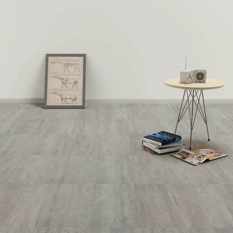 Self-adhesive PVC Flooring Planks 5.11 m? Grey Stippled