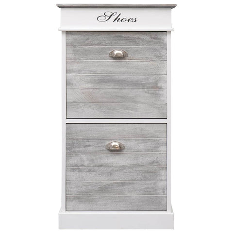Shoe Cabinet Grey