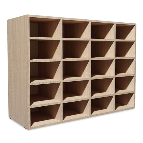 Shoe Rack Chipboard Oak