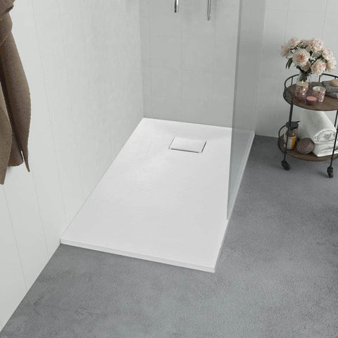 Shower Base Tray SMC White  M