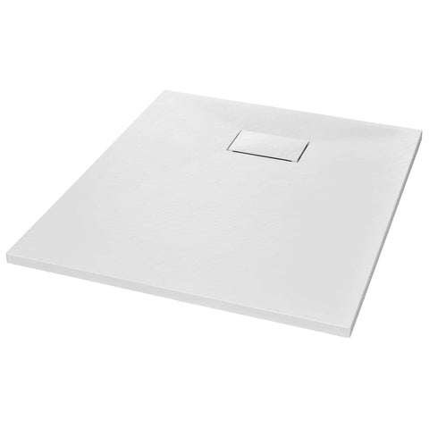 Shower Base Tray SMC White  M