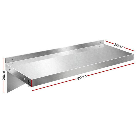900Mm Stainless Steel Kitchen Wall Shelf Mounted Rack