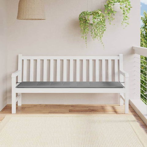 Stylish Garden Bench Cushion Grey