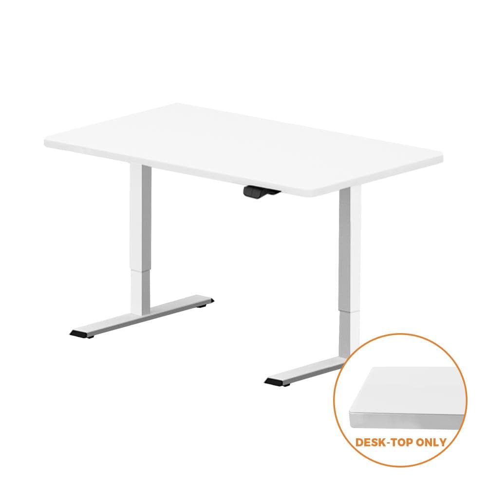 Transform Your Office Space with a Stylish White Standing Desk Table Top (120cm)