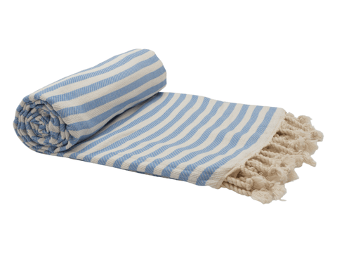 Turkish Cotton Towel - Sky Blue/Coral/Rose/Blush/Cherry/Seafoam/Mint/Black/Purple/Blue
