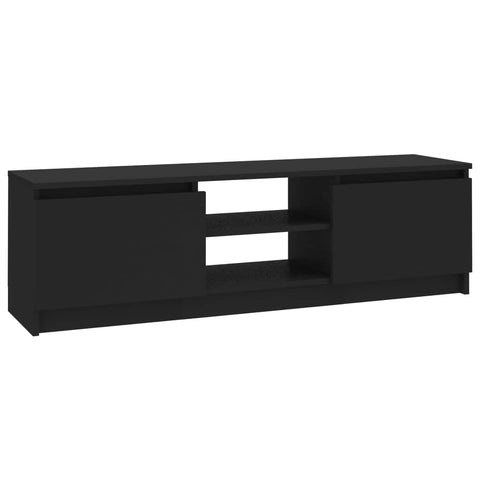 TV Cabinet Black-Chipboard