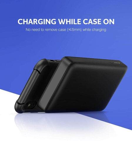10000Mah  Power Bank  With 10W Qi Wireless Charging Pad - Black 50578