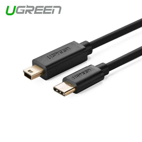 Ugreen Usb Type C Male To Usb 2.0 Mini 5Pin Male Cable - Black 1M (30185)