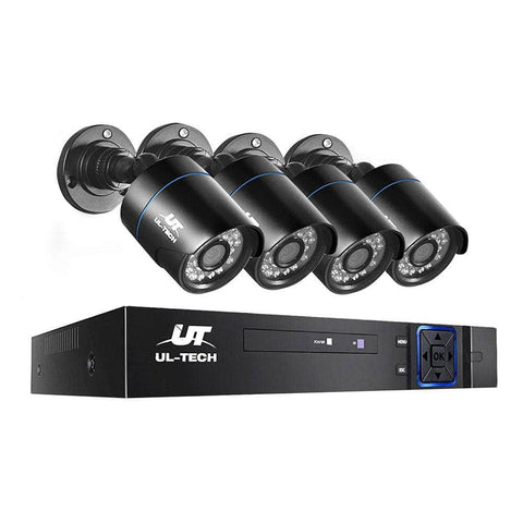 4Ch Dvr 4 Cameras Hd Surveillance Solution