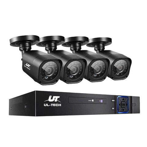 8Ch Dvr 4 Cameras Advanced Surveillance Solution