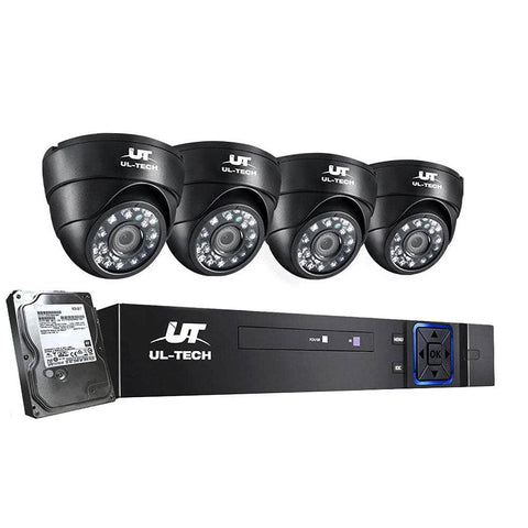 4Ch Dvr 4 Cameras Comprehensive Surveillance Bundle