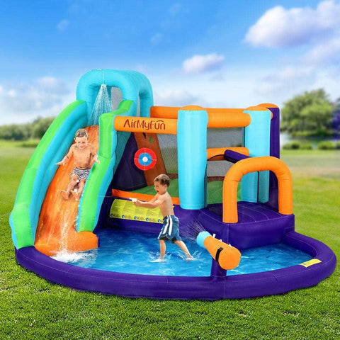 Unleash Joy with Our Outdoor Inflatable Water Park for Kids!