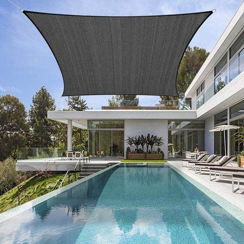 Waterproof Shade Sail Awning Cloth Rectangle Triangle Square