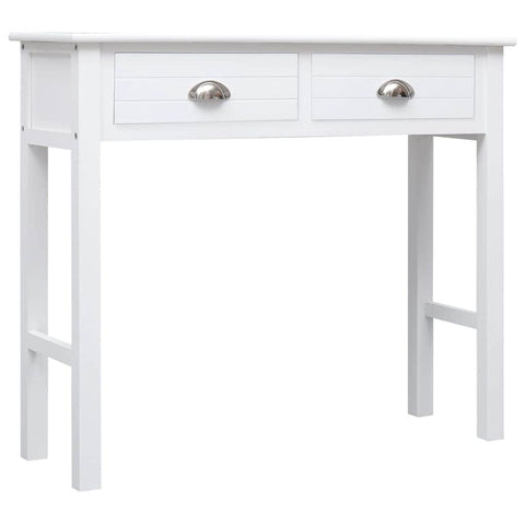 wood Console Table -White