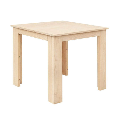 Wooden Coffee Side Table - Outdoor Camping Natural