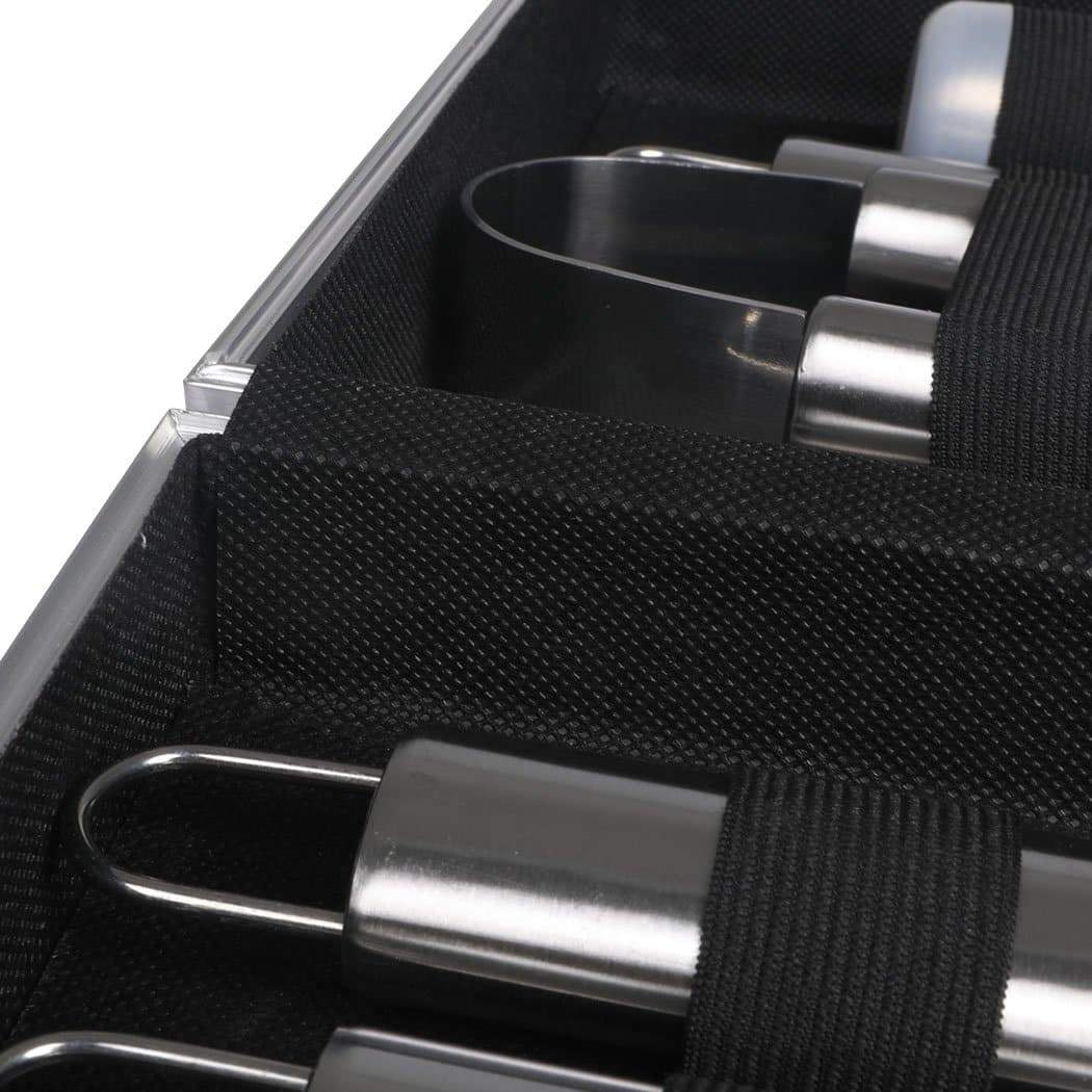 outdoor living 10Pcs Stainless Steel Bbq Tool Set