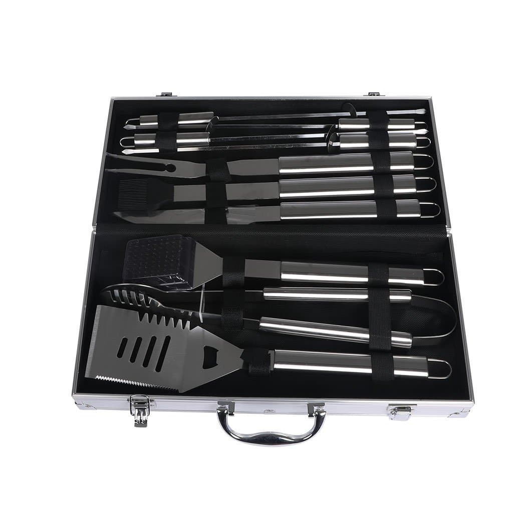 outdoor living 10Pcs Stainless Steel Bbq Tool Set