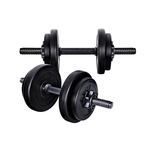 Fatherday-sports and fitness 17KG Dumbbells Set Weight Plates Home Gym Fitness Exercise