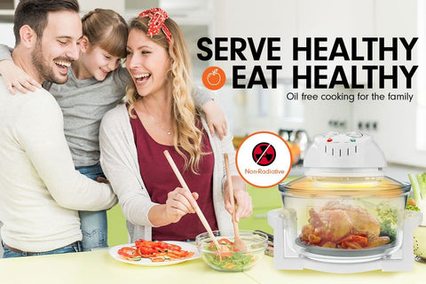 17L Family Turbo Convection Oven Broiler Cooker - A15 White