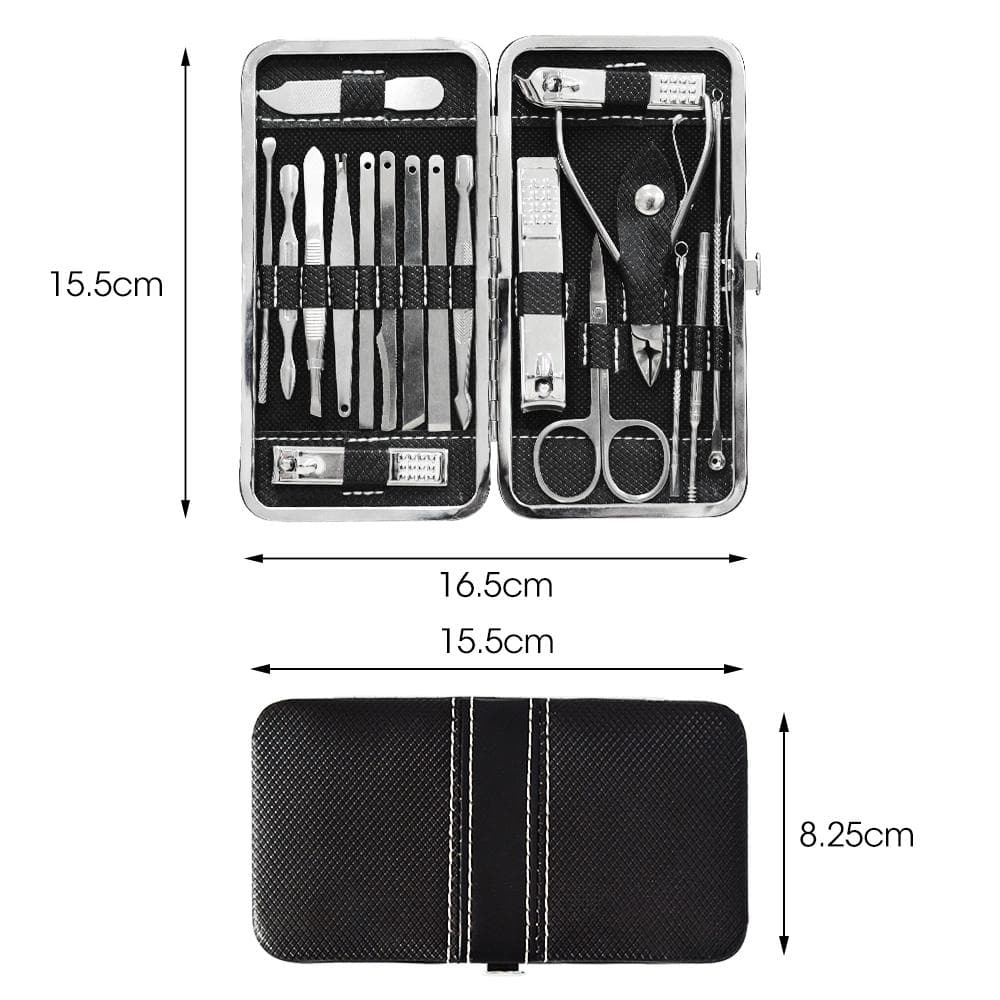 beauty products 18Pcs Manicure Pedicure Nail Clippers Kit