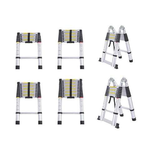 tools & accessories 2.6M Telescopic Aluminium Multipurpose Ladder