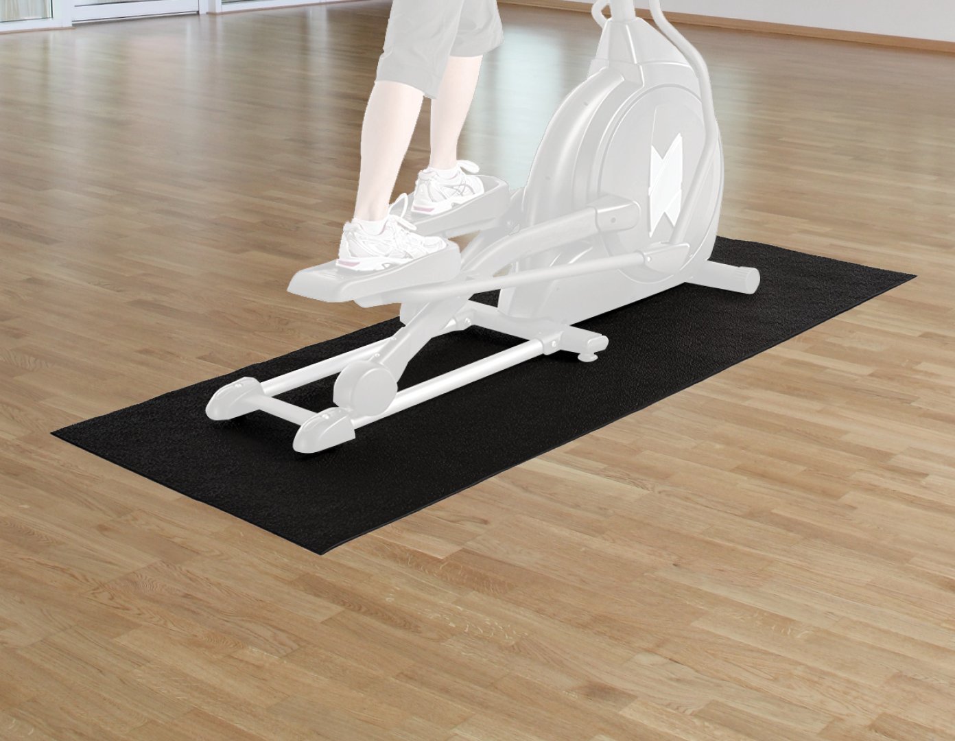 Fitness Accessories 2m Gym Rubber Floor Mat Reduce Treadmill Vibration