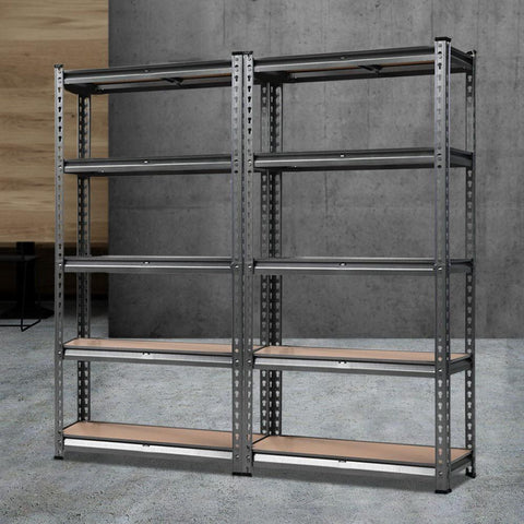 Storage 2x0.7M Steel Warehouse Racking Rack Shelving Storage Garage Shelves Shelf