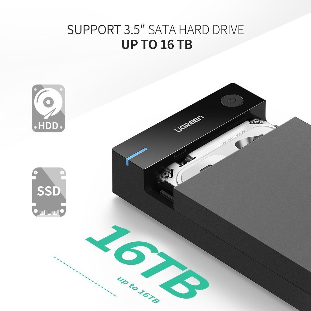 Back Up & Storage 3.5" USB 3.0 Hard Drive Enclosure