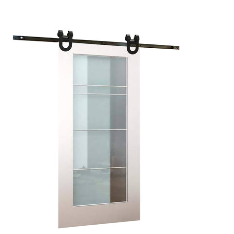 living room 3.66M Antique Classic Style Single Sliding Barn Door Hardware Track Roller Kit