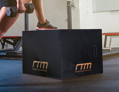 Fitness Accessories 3 IN 1 Black Wood Plyo Games Plyometric Jump Box