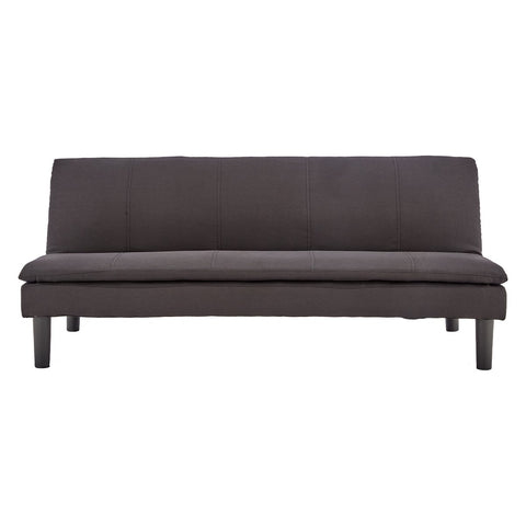 indoor furniture 3 Seater Black Modular Linen Fabric Sofa Bed Couch