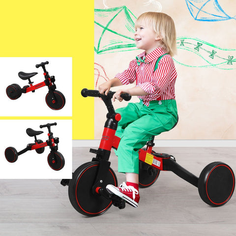 Ride On Tricycle 3in1 Kids Tricycle Toddler Balance Bike