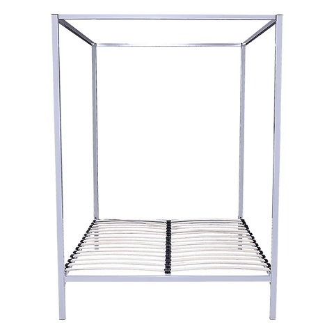 4 Four Poster Queen Bed Frame Metal